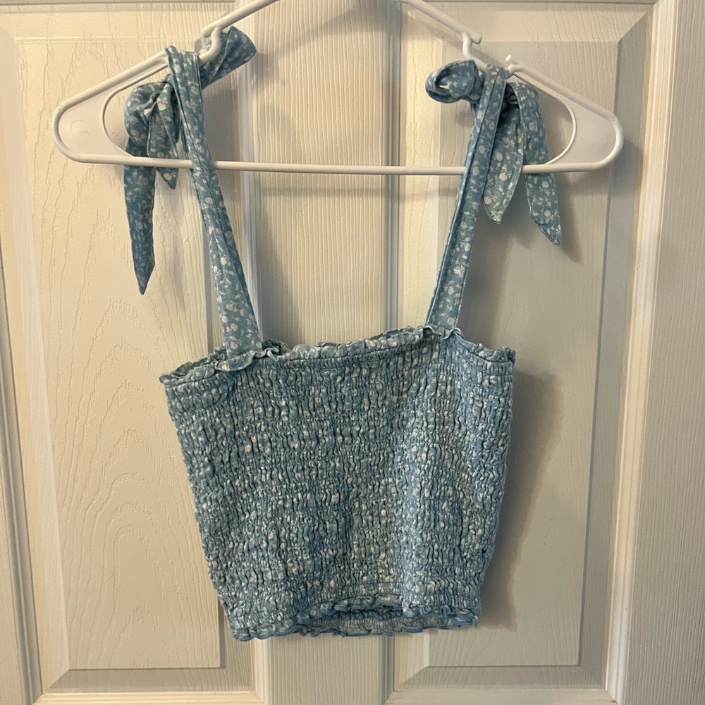 Abercrombie & Fitch Juniors Tube Top w/Shoulder Ties - Picture 3 of 6
